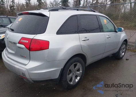 2007 Acura Mdx Sport Package из США, поврежденный, VIN 2HNYD28817H501413
